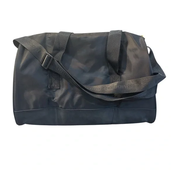 Paco Rabanne Logo Duffle Bag Black Gym Travel Weekender NWOT